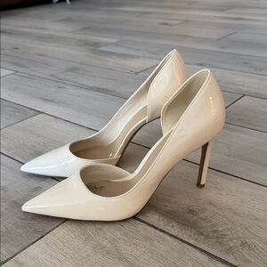 Mango Elegant Cream Stiletto Heels